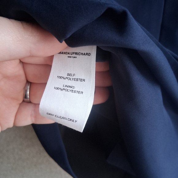 Amanda Uprichard Benton Skirt & Top Set Ink/Navy Blue M Modern Minimalist Chic - Picture 10 of 11